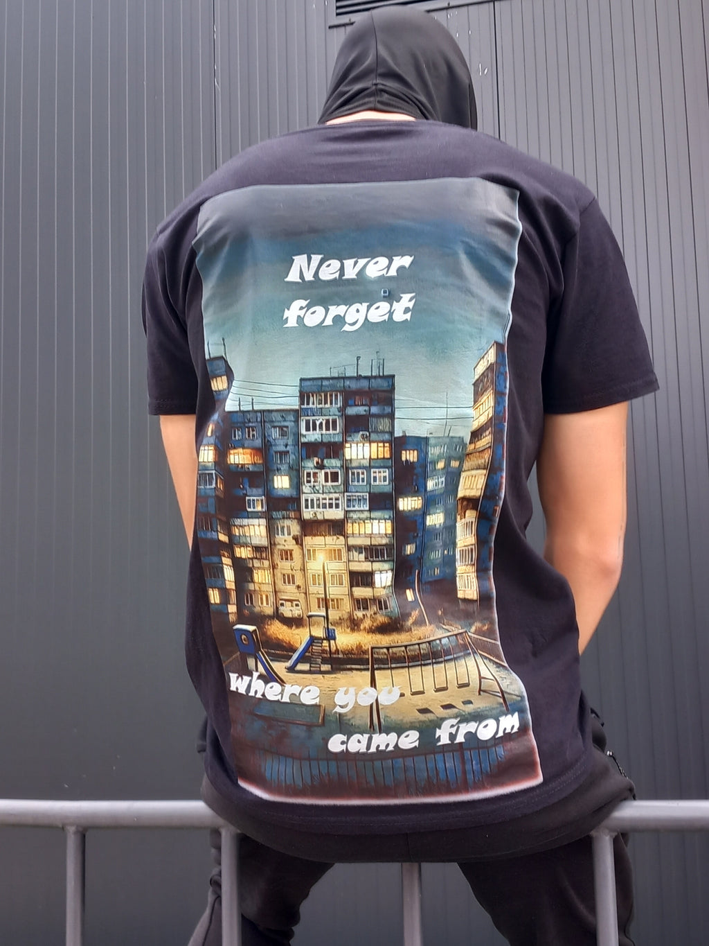Тениска-“Never forget where you came from”